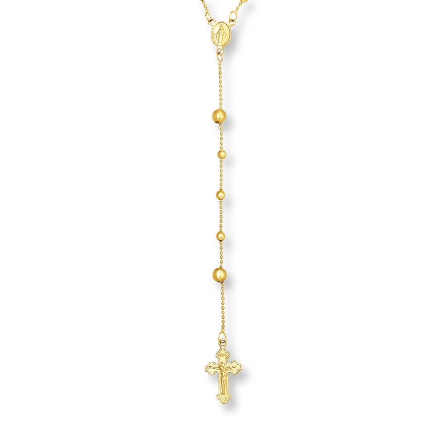 14k Rosary Necklace
 Rosary Necklace 14K Yellow Gold Kay