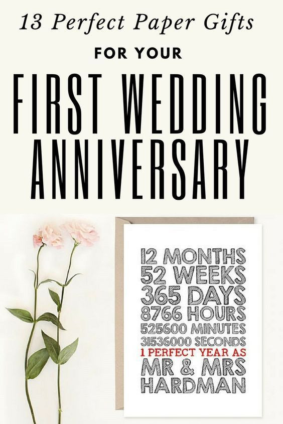 1St Anniversary Gift Ideas For Him
 14 Paper Gifts for your First Wedding Anniversary