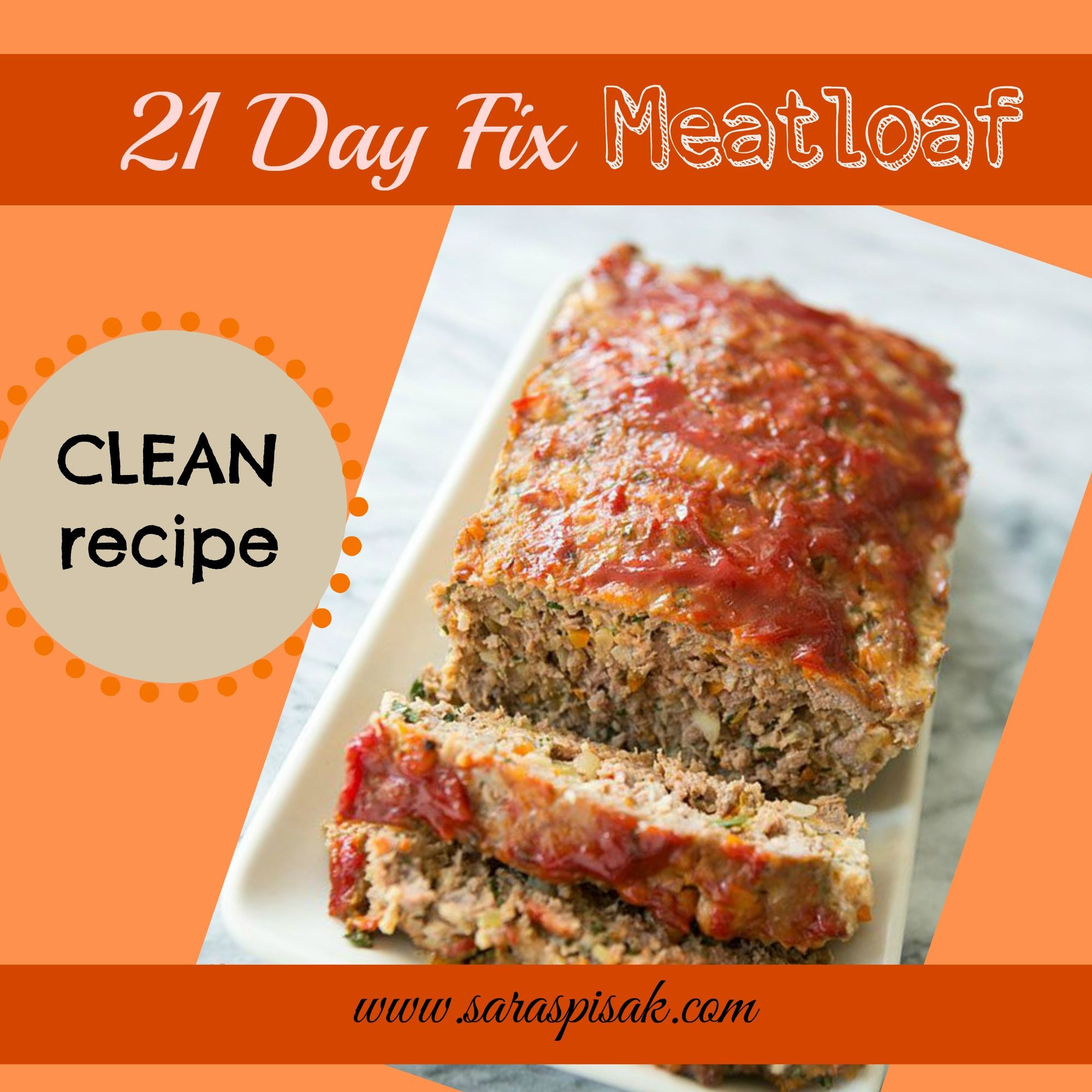 21 Day Fix Turkey Meatloaf
 21 Day Fix approved Turkey Meatloaf a CLEAN recipe