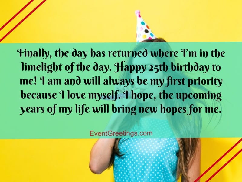 25Th Birthday Quotes
 30 Awesome Happy 25th Birthday Quotes And Wishes