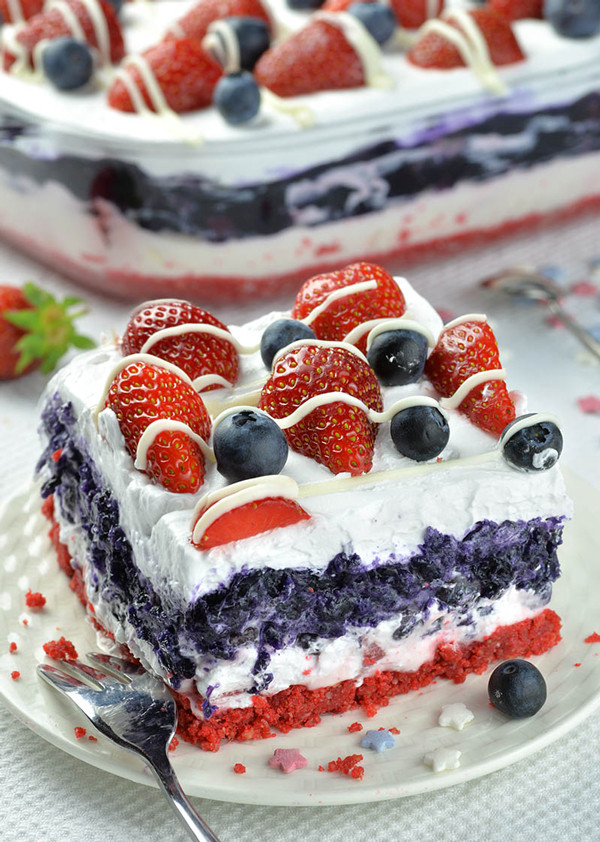 4Th Of July Fruit Desserts
 20 red white and blue desserts for the Fourth of July