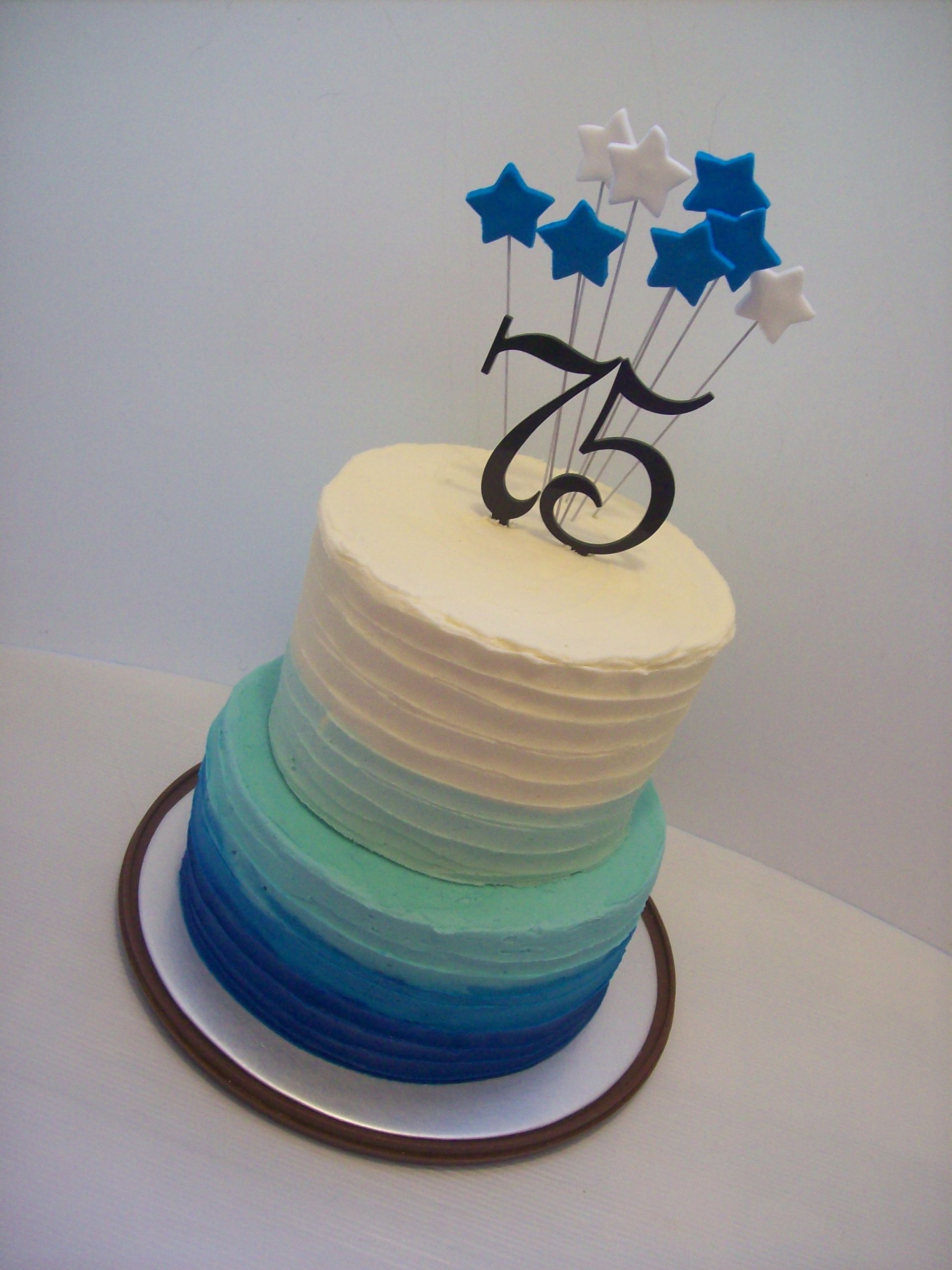 75th Birthday Cakes
 75th Birthday Cake $250 • Temptation Cakes