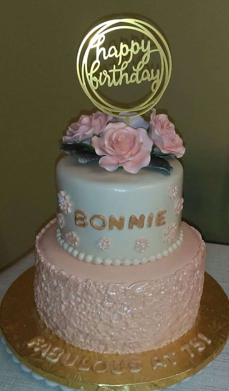 75th Birthday Cakes
 Bonnie s 75Th Birthday Cake CakeCentral