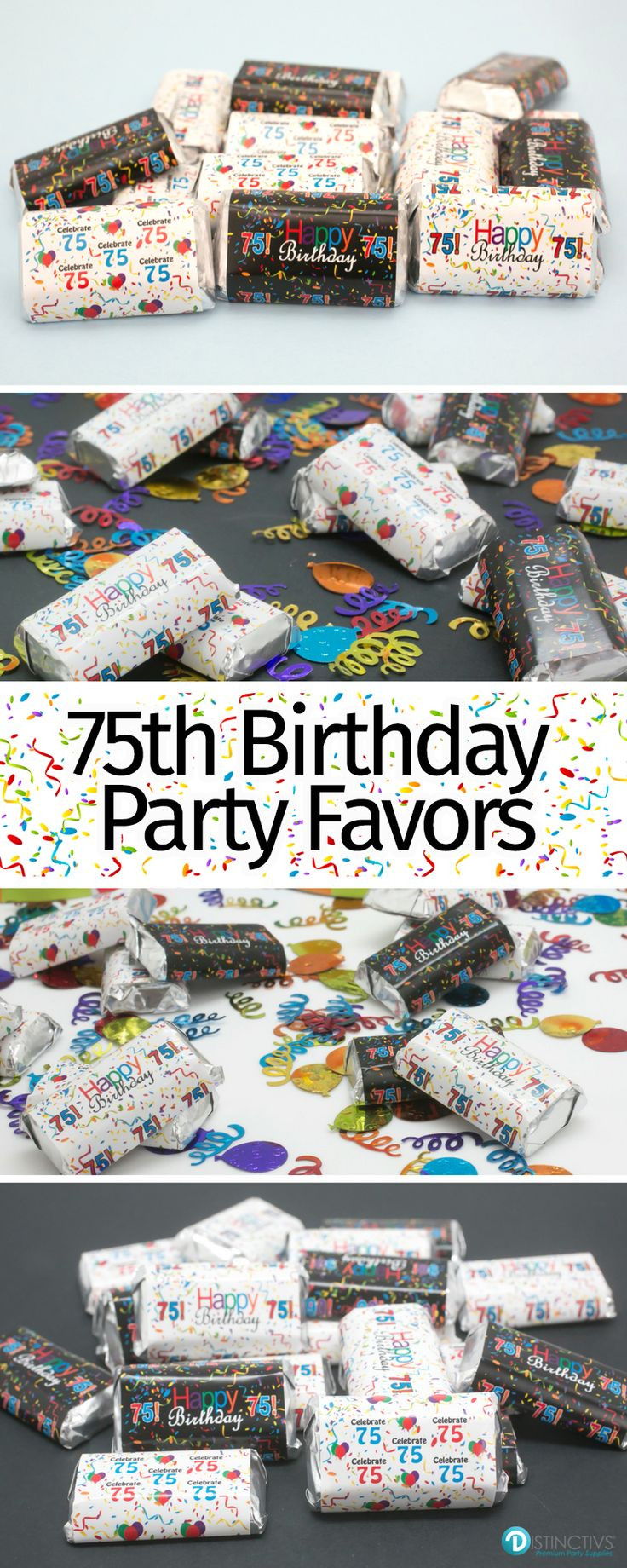 75th Birthday Party Favors
 Best 25 75th birthday decorations ideas on Pinterest