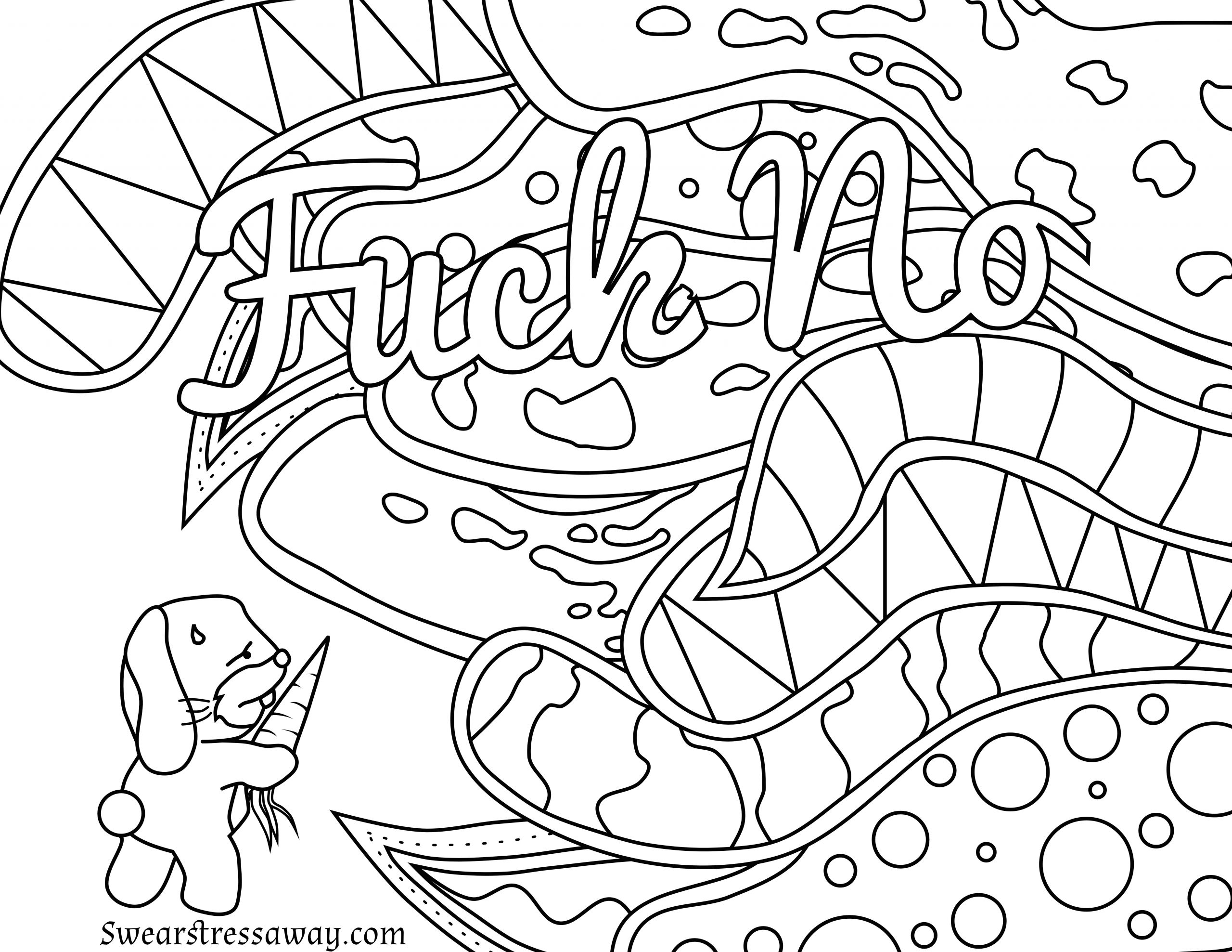 Adult Swear Coloring Pages
 Swear Word Coloring Pages Printable at GetColorings