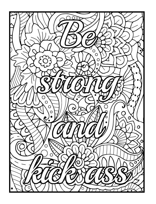 Adult Swear Coloring Pages
 Swear Word Coloring Pages Best Coloring Pages For Kids