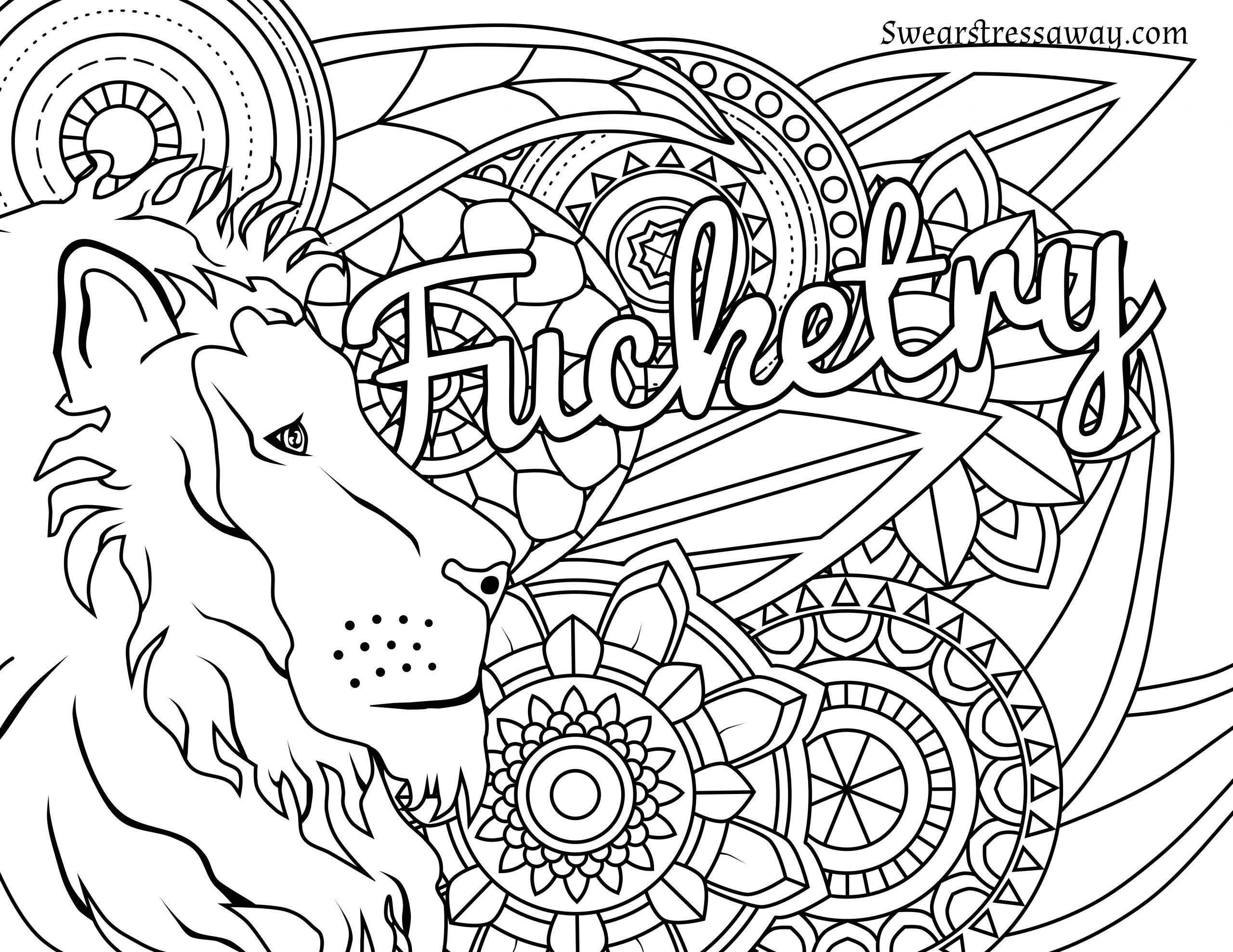 Adult Swear Coloring Pages
 Curse Word Coloring Pages Printable at GetColorings