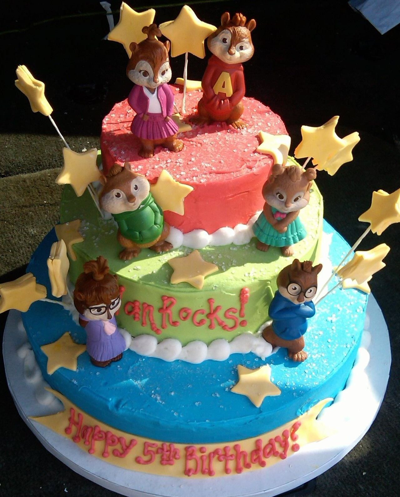 Alvin And The Chipmunks Birthday Cake
 Alvin and the Chipmunks Cake Party Ideas