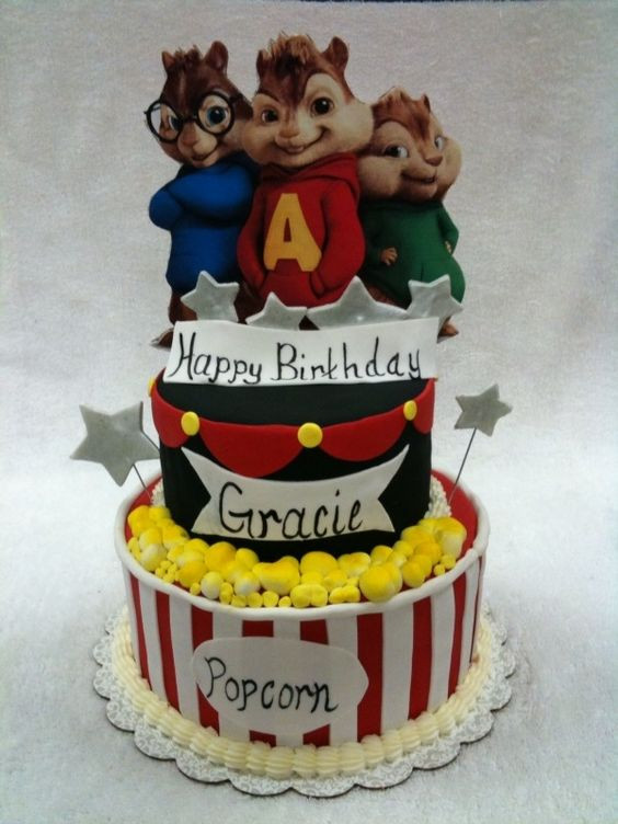 Alvin And The Chipmunks Birthday Cake
 Alvin and Chipmunks Birthday Cake Ideas