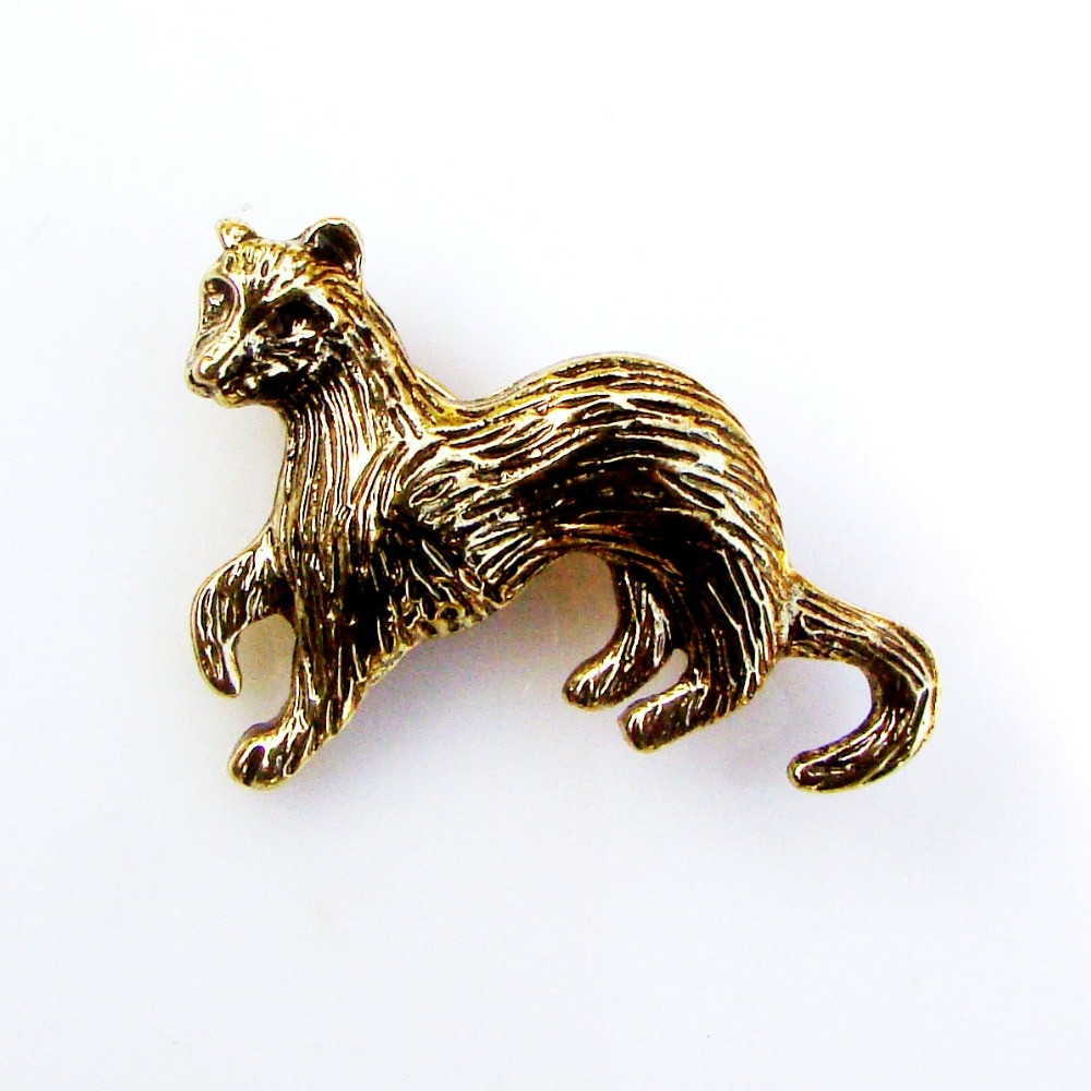 Animal Brooches Aliexpress Buy Cute Vivid Metal Skunks Pin Brooch