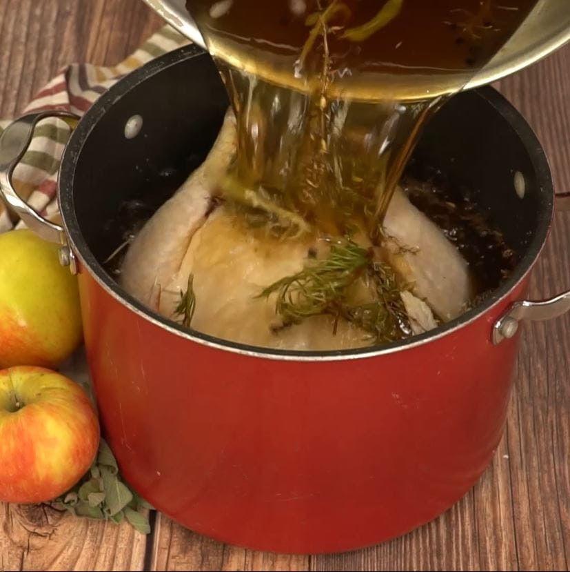 Apple Juice Turkey Brine
 Simple Apple Spice Turkey Brine