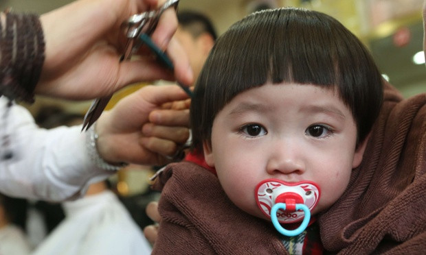 Asian Kids Haircuts
 Dragons heads and lucky haircuts in China in pictures