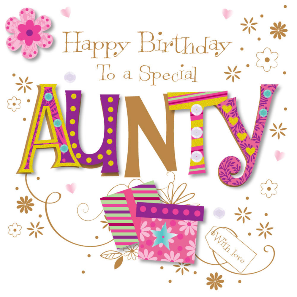 Aunt Birthday Cards
 41 Warm Birthday Wishes For Aunt