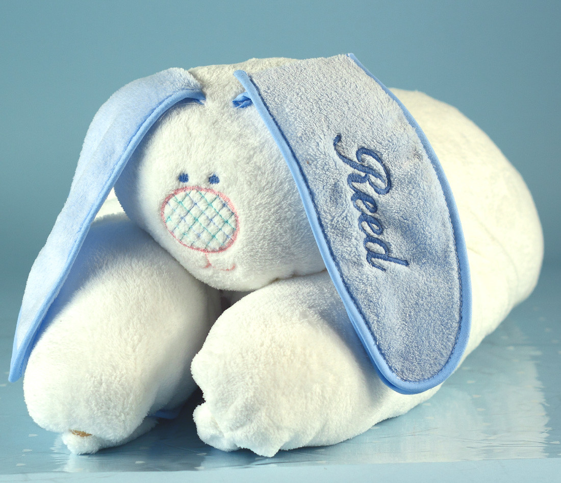 Baby Blanket Gifts
 Boys "Snuggle Bunny" Personalized Baby Blanket