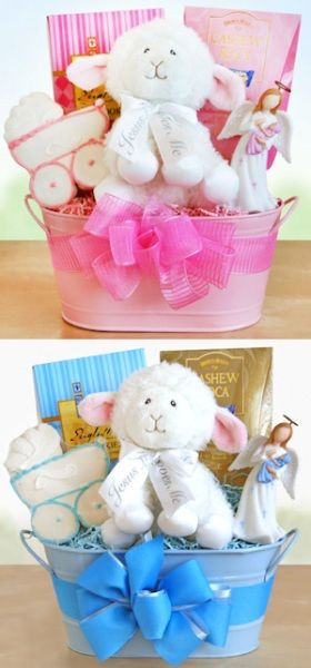 Baby Blessing Gift Ideas
 Christening Blessings Pink or Blue from Baby Gifts and