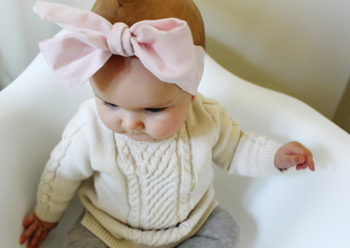 Baby Head Wraps DIY
 DIY Baby Oversized Bow Headwraps