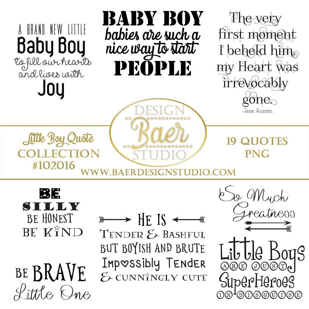 Baby Quotes For Scrapbook
 Quotes about Boys Baby Boy Quotes Overlays Little