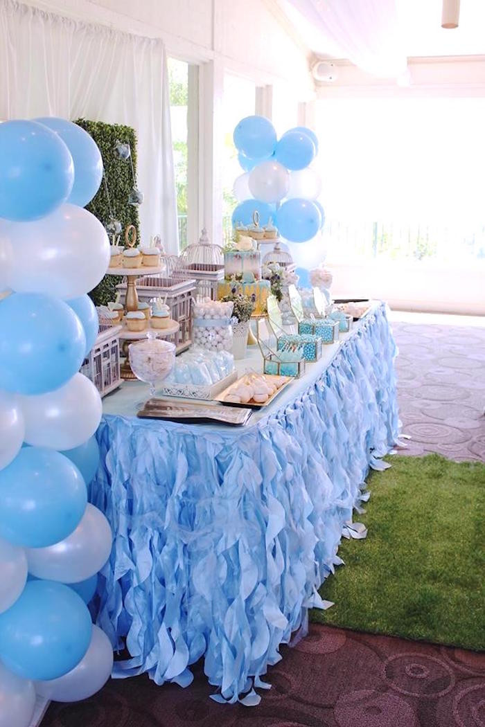 Baby Shower Decoration Ideas For A Boy
 Kara s Party Ideas Darling "Oh Baby" Boy Baby Shower