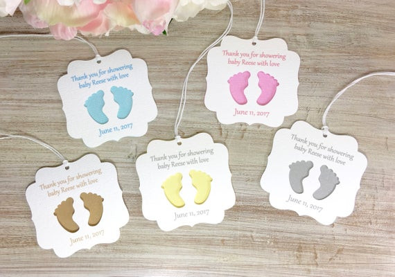 Baby Shower Gift Tags
 Baby shower favor tags baby shower party favor tag baby
