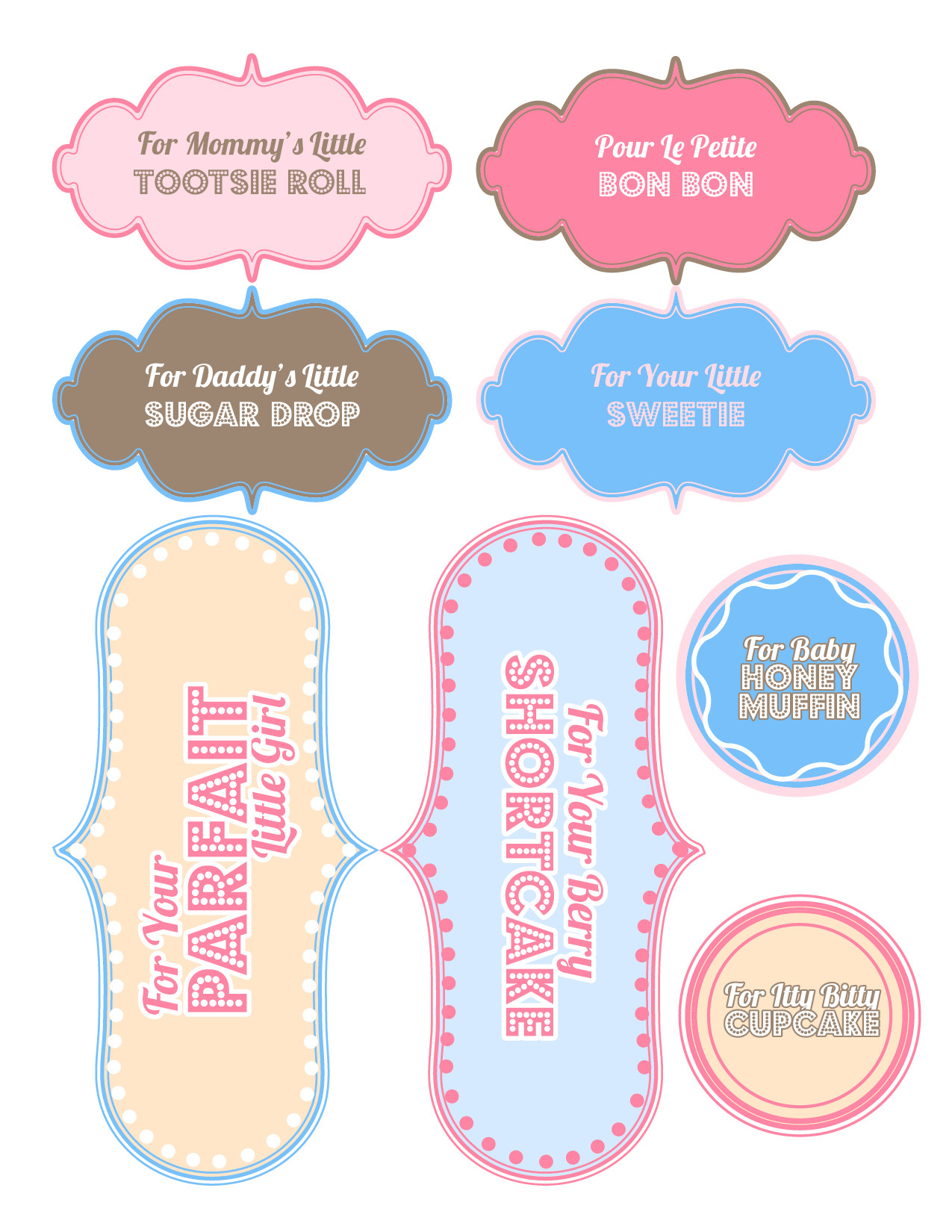 Baby Shower Gift Tags
 Baby Shower Gifts [Free Printable] Sweet Anne Designs