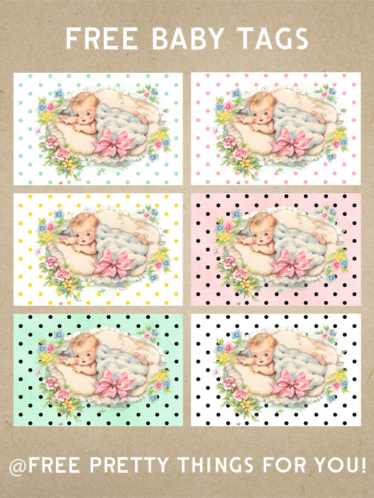 Baby Shower Gift Tags
 Baby Shower Gifts Printable Tags Free Pretty Things For You