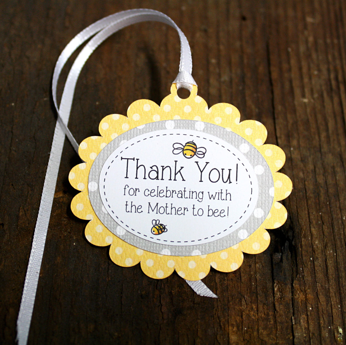Baby Shower Gift Tags
 Bumble Bee themed Baby shower Tag Personalized Gift Tags or
