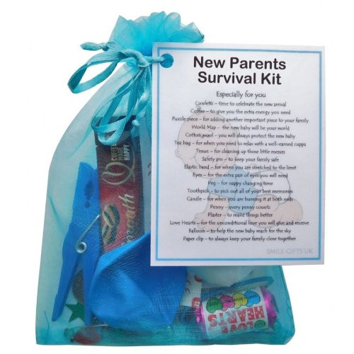 Baby Shower Gifts For Parents
 New Parents Survival Kit Blue A sweet t for parents
