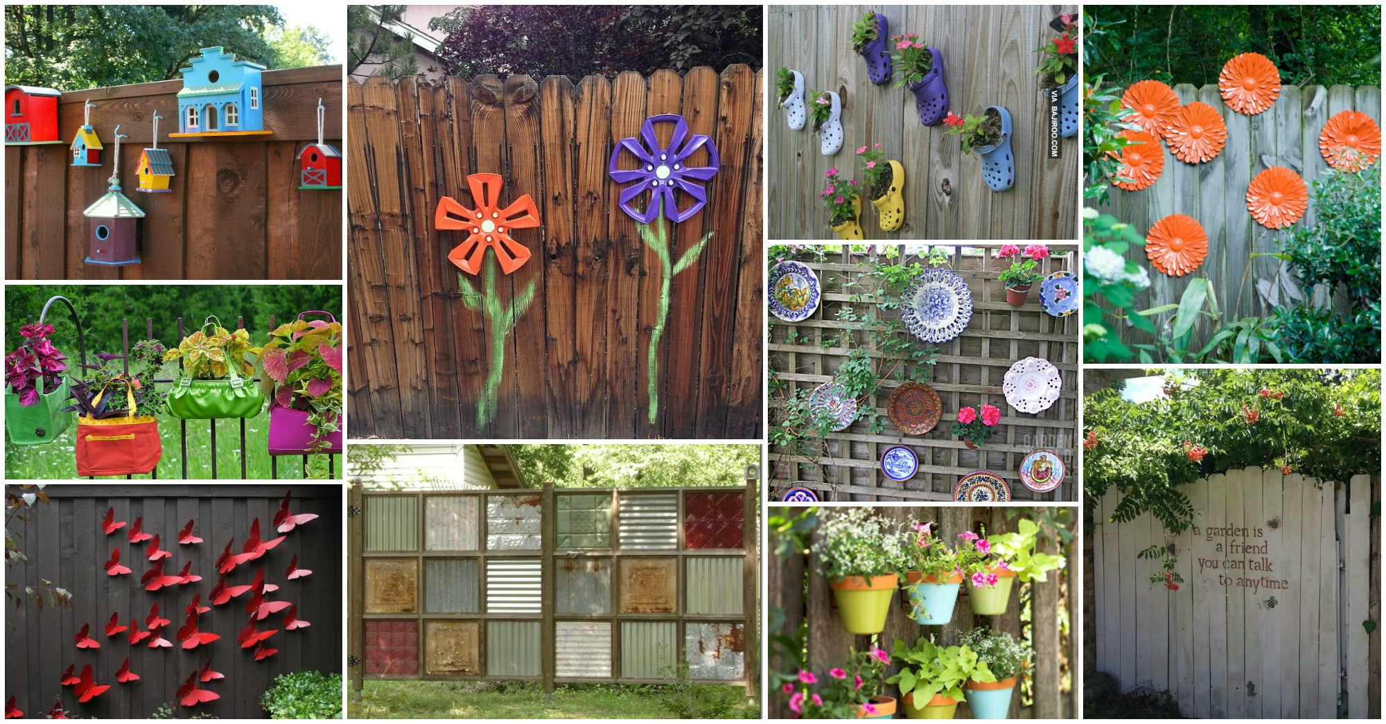 Backyard Fence Decoration Ideas
 14 DIY IDEAS Fun Backyard Fence Decorations You Will Love