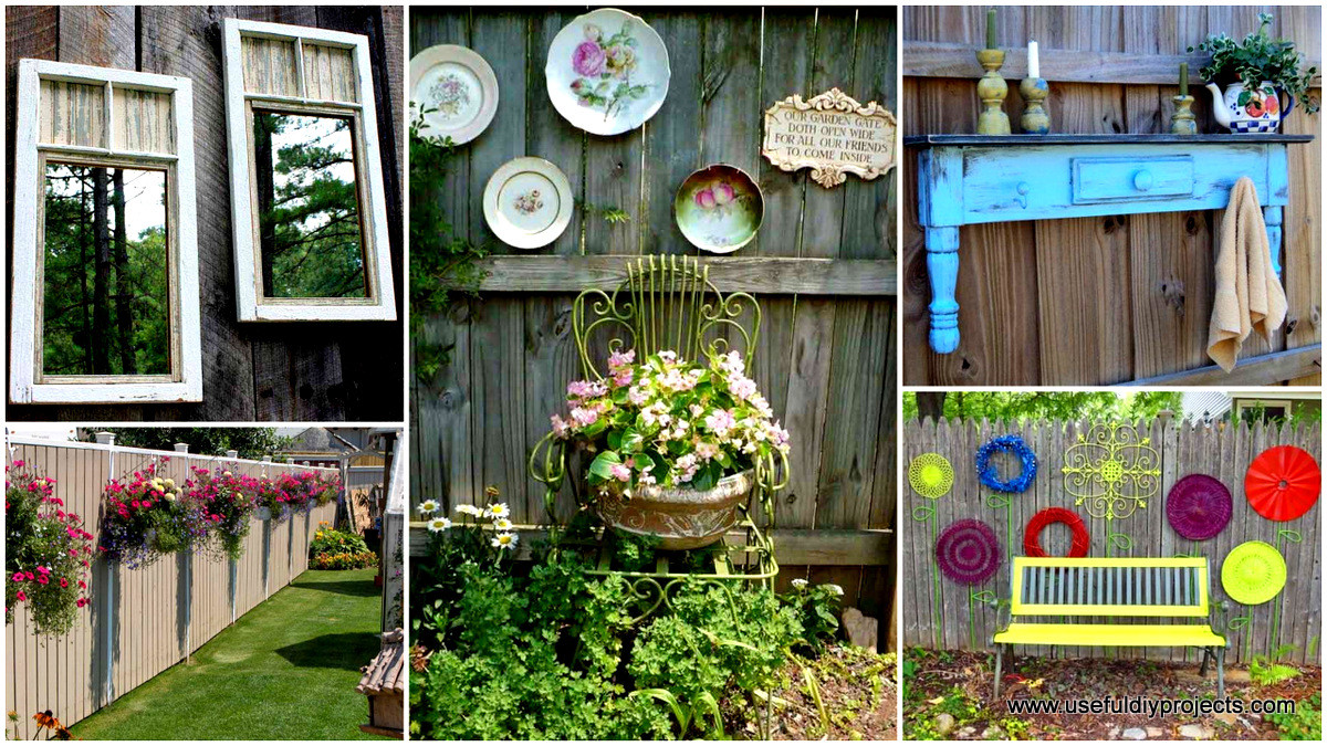 Backyard Fence Decoration Ideas
 Top 23 DIY Garden Fence Decorations To Mesmerize Pedestrians