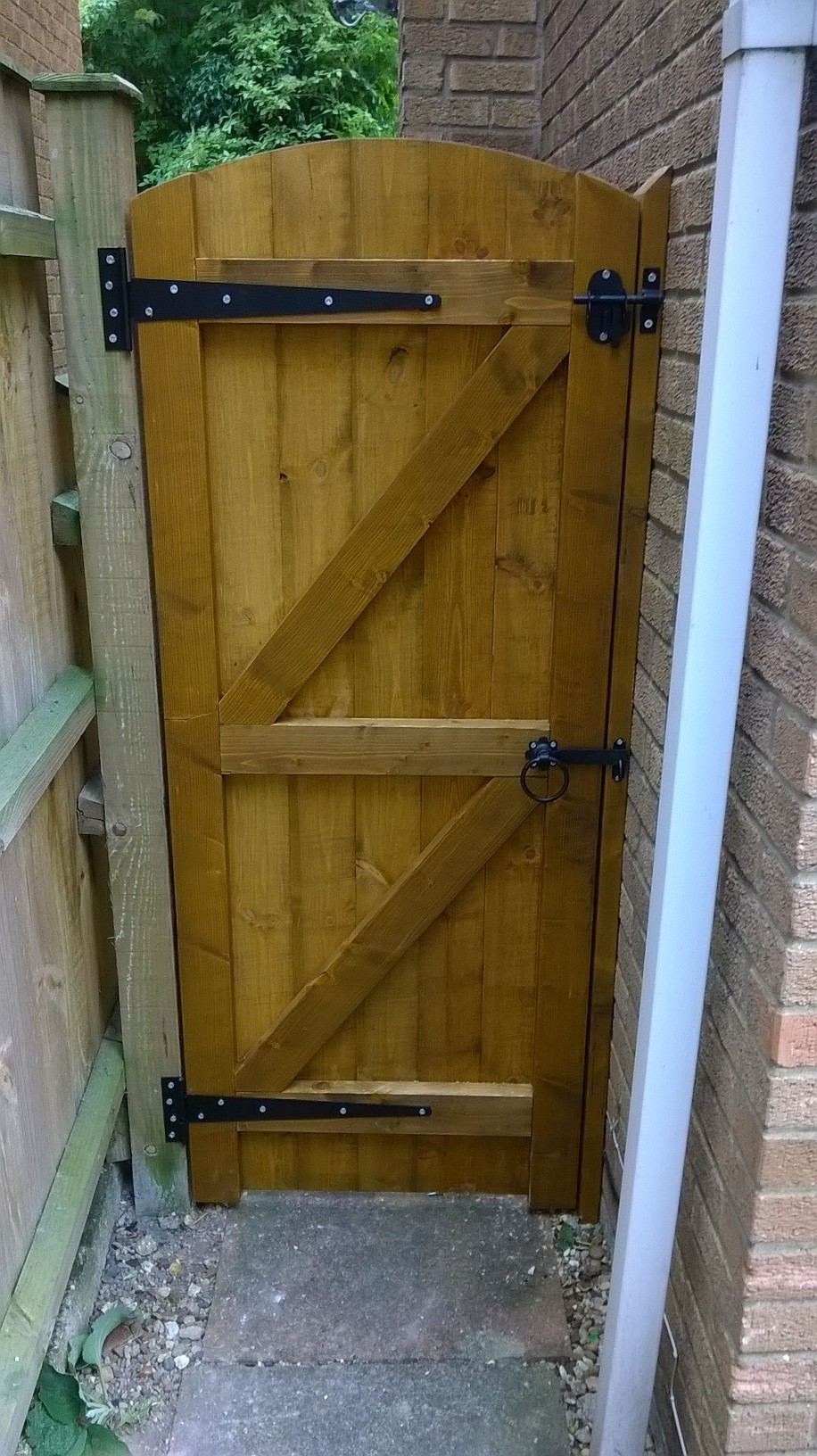 Backyard Fence Door
 Wooden Garden Gates 800mm Full E Timber Products