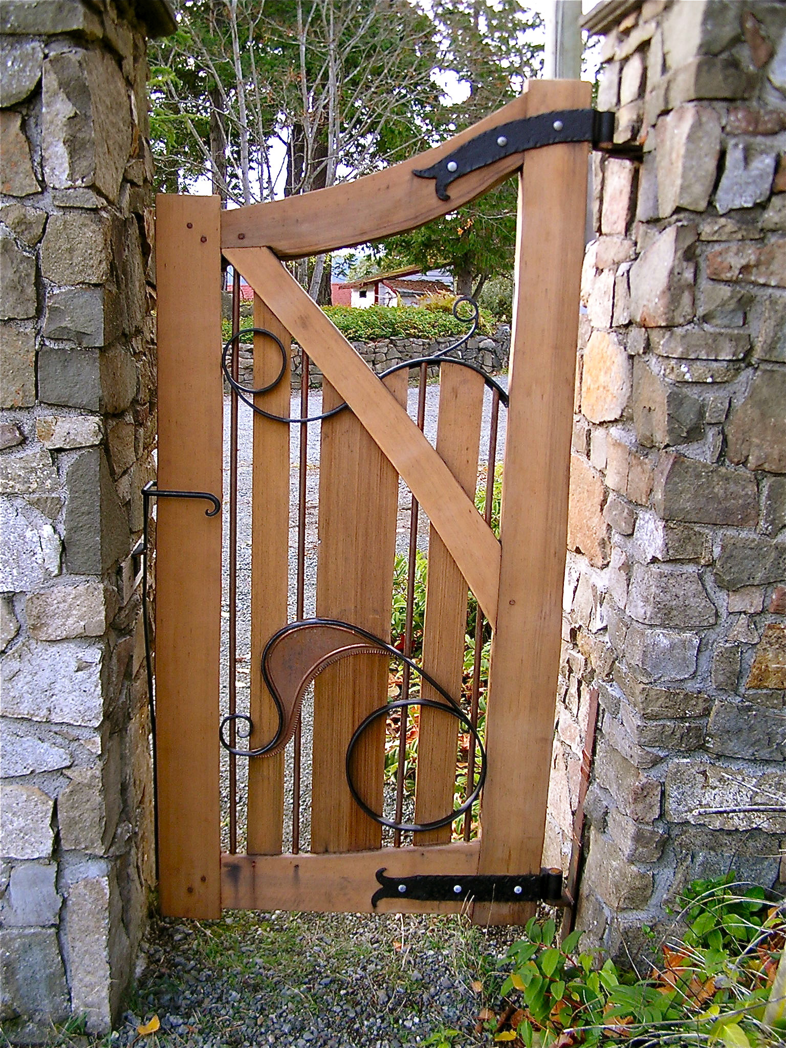 Backyard Fence Door
 Garden Gates Cedar Sustainable Woodwork
