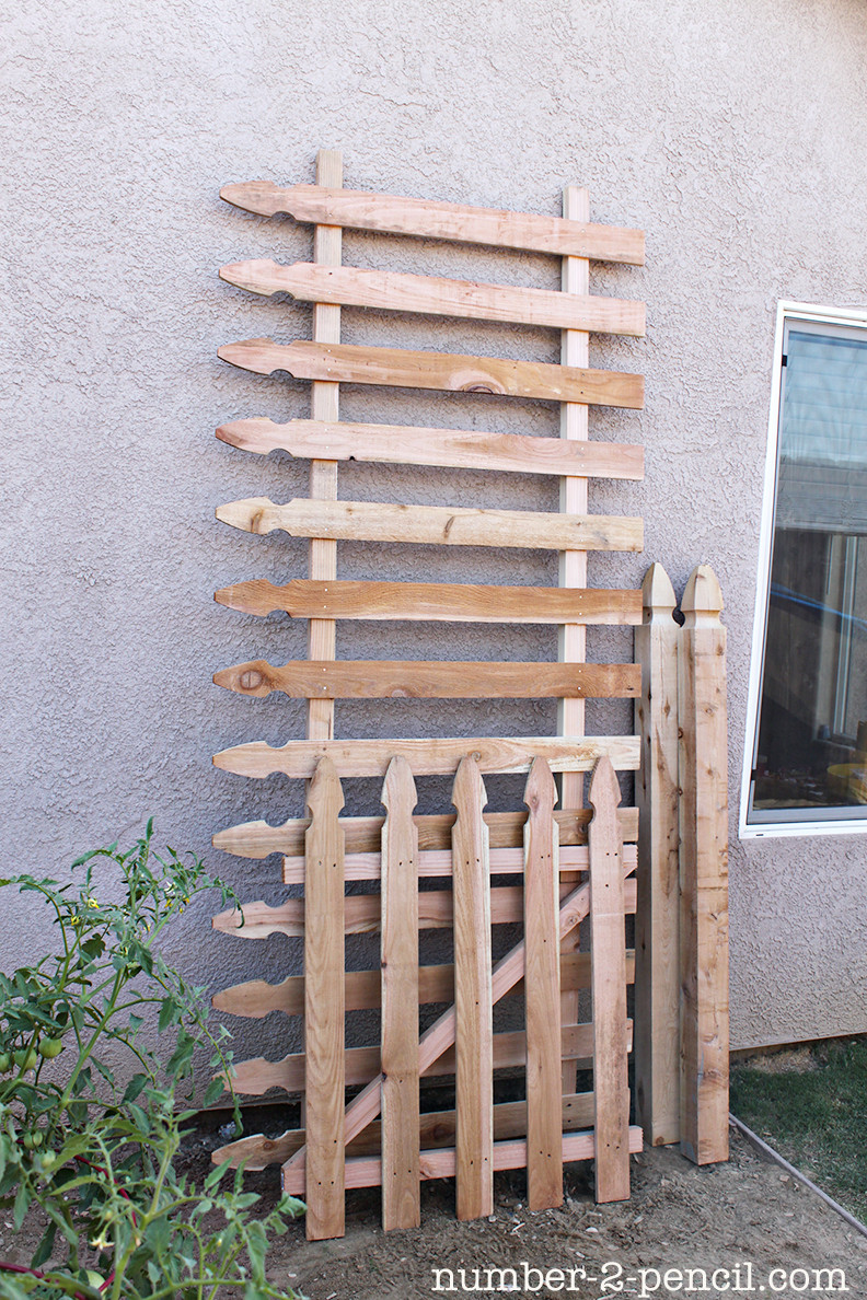 Backyard Fence Door
 Build an Easy DIY Garden Fence No 2 Pencil