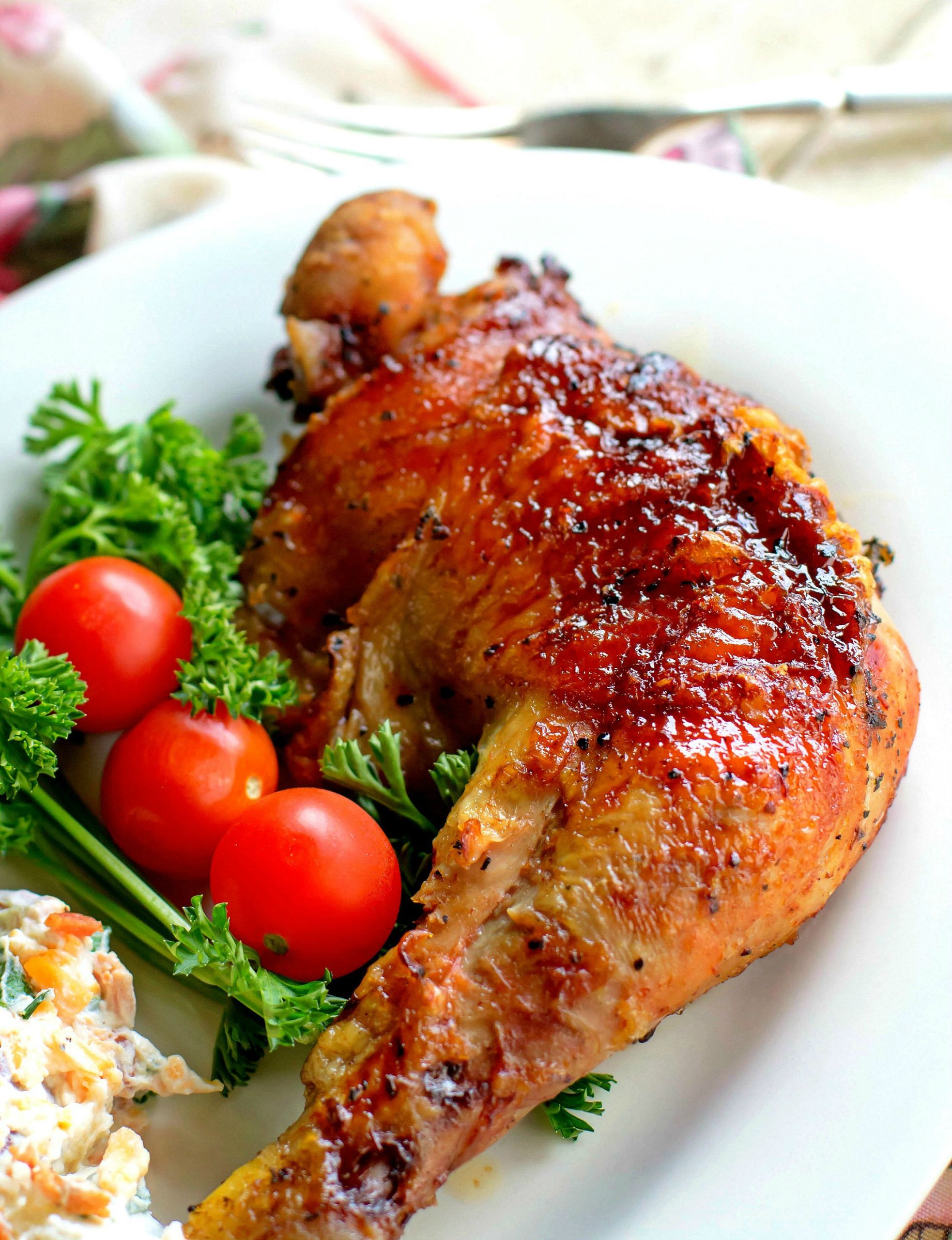 Barbecue Chicken Legs
 Barbecued Chicken Leg Quarters Bunny s Warm Oven