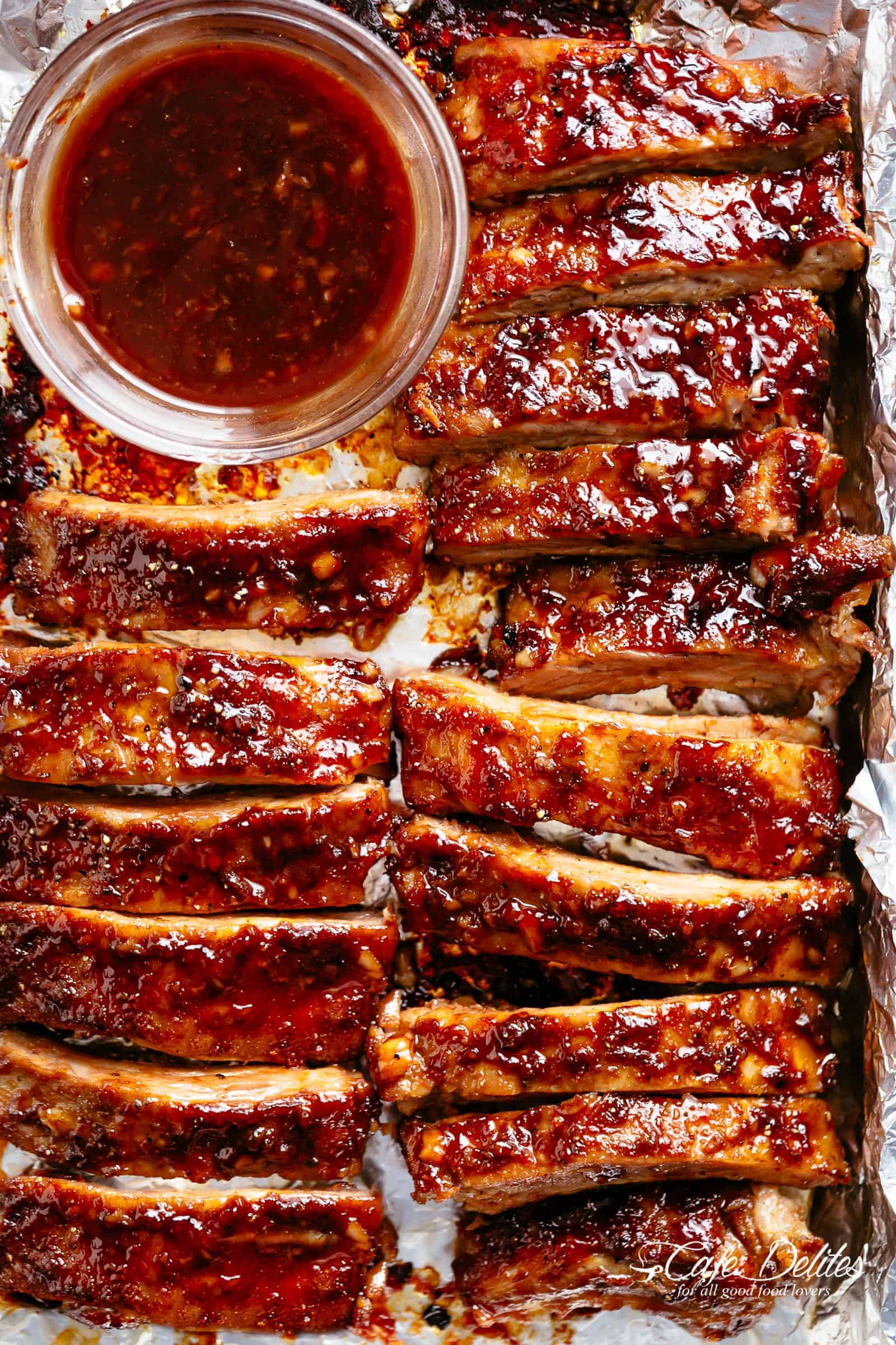 Bbq Pork Ribs Oven
 Sticky Oven Barbecue Ribs Cafe Delites