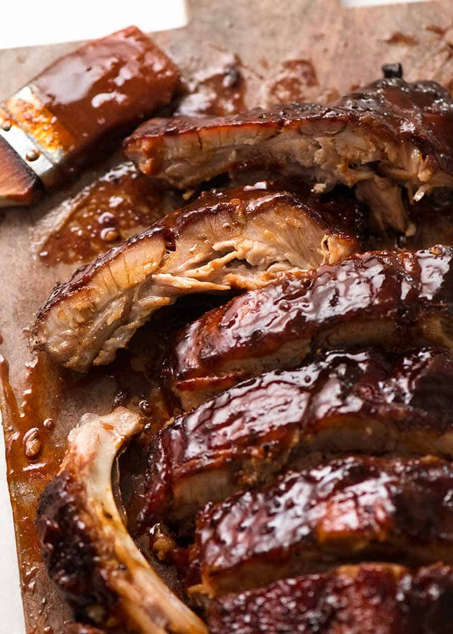 Bbq Pork Ribs Oven
 Oven Pork Ribs with Barbecue Sauce