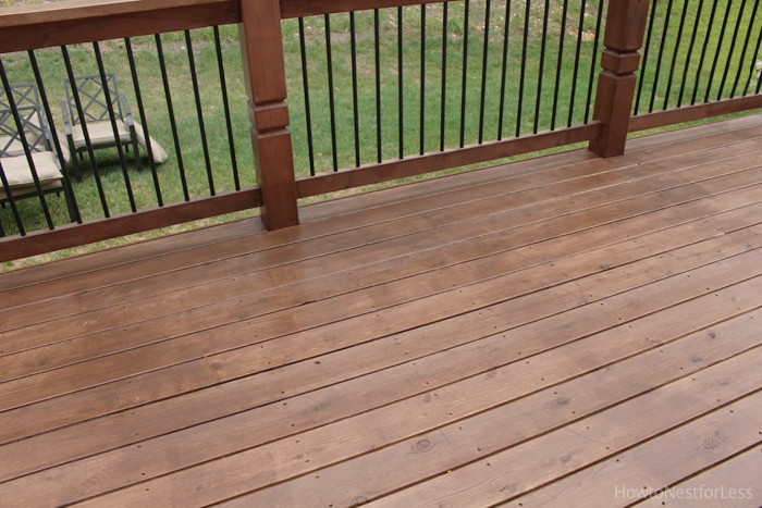 Behr Deck Paint Colors
 Stained Deck How to Nest for Less™