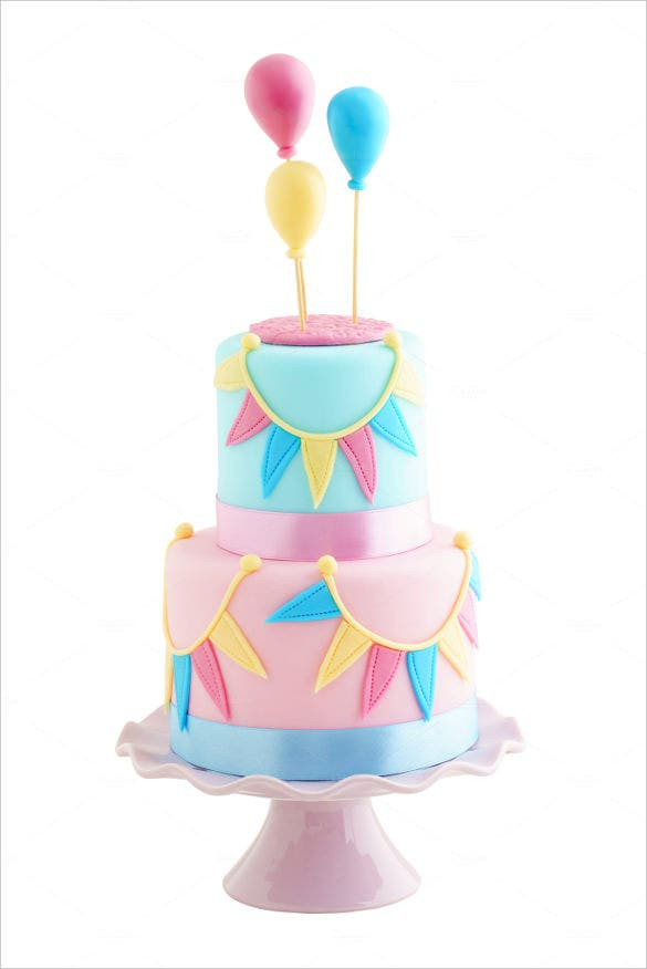 Birthday Cake Template
 20 Birthday Cake Templates PSD EPS In Design
