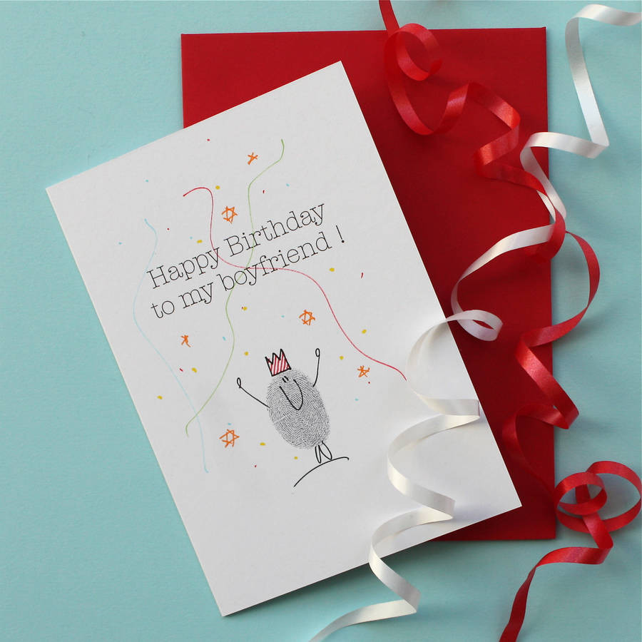 Birthday Card For Boyfriend
 boyfriend birthday card by adam regester design