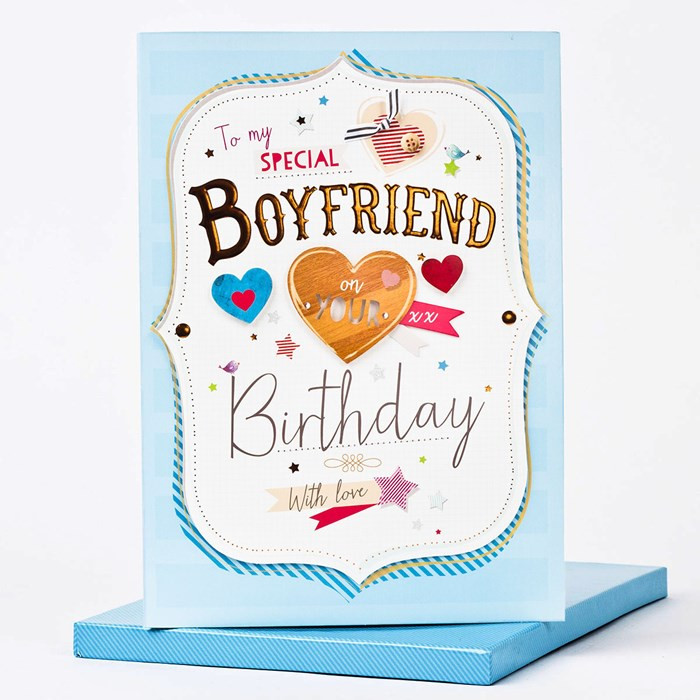 Birthday Card For Boyfriend
 Boxed Birthday Card To My Special Boyfriend ly £1 99