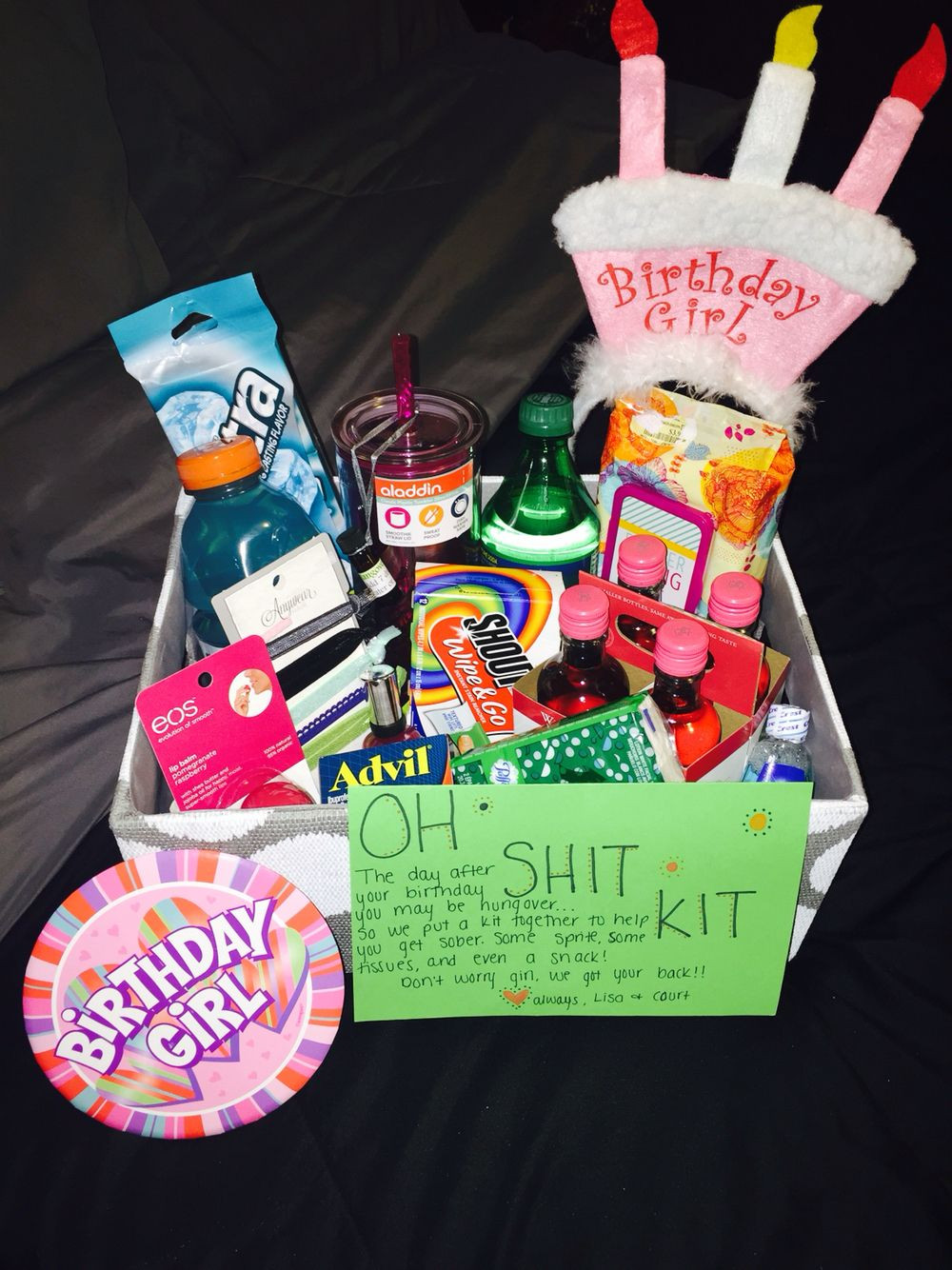 Birthday Gift Ideas For Best Friend Girl
 Bestfriend s 21st birthday "Oh Shit Kit"