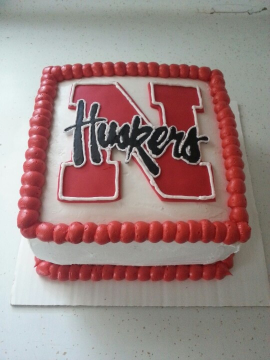 Birthday Party Ideas Lincoln Ne
 Nebraska Huskers Cake Hungry Hungry Huskers