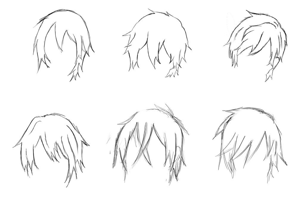Boy Hairstyles Anime
 anime boy hair styles by syanm2 on DeviantArt