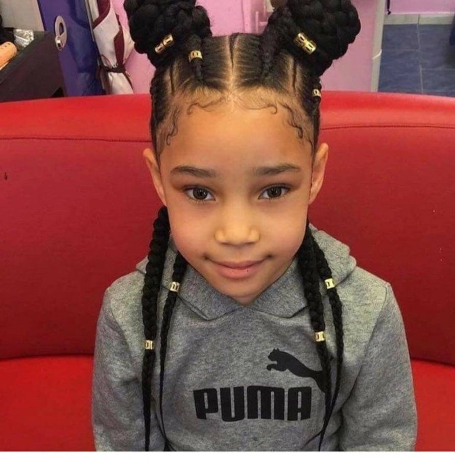 Braided Hairstyles For Kids With Weave
 Best 25 Beautiful African Braids for Kids in 2019 YEN GH