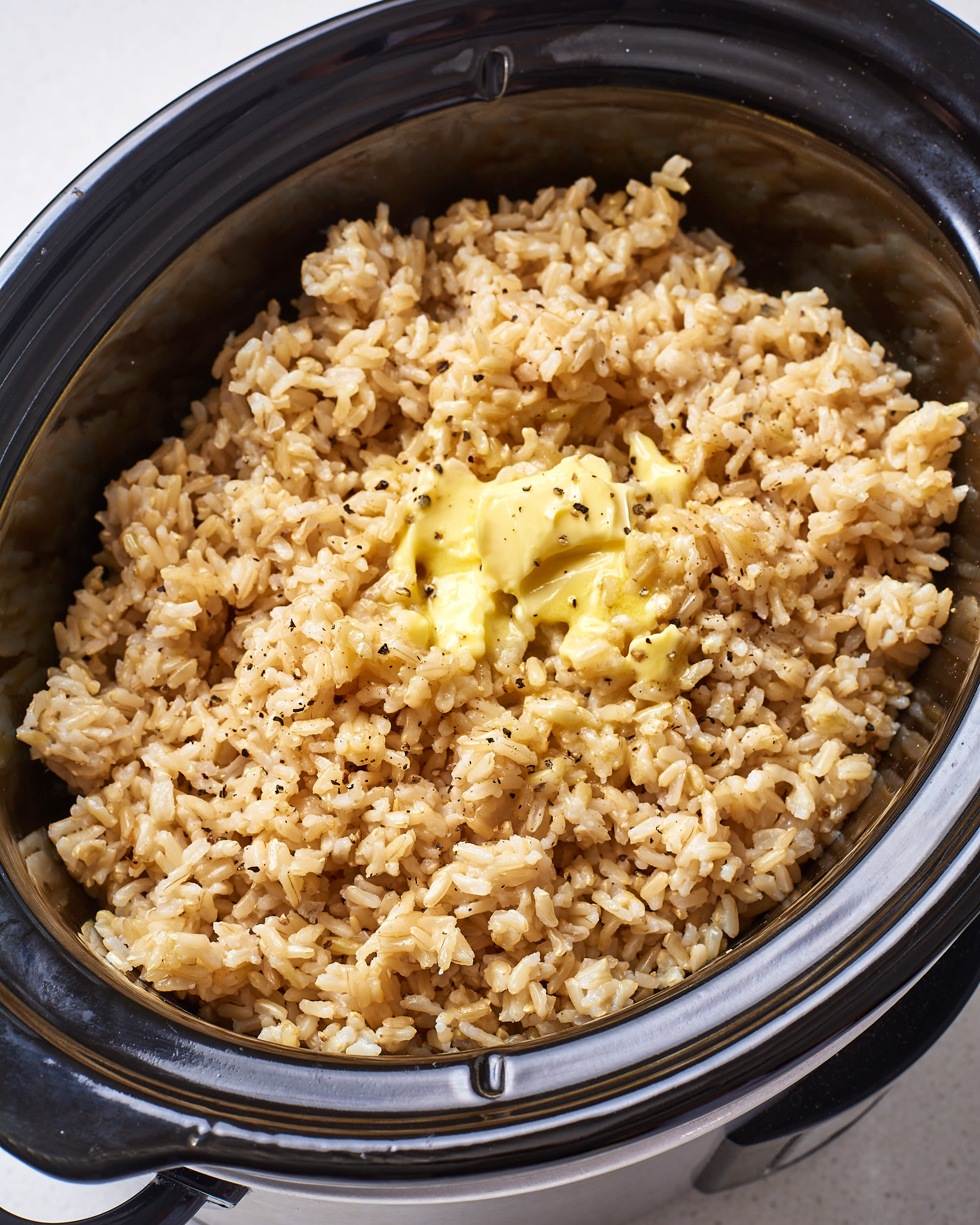 Brown Rice Cooker
 Easy Slow Cooker Brown Rice