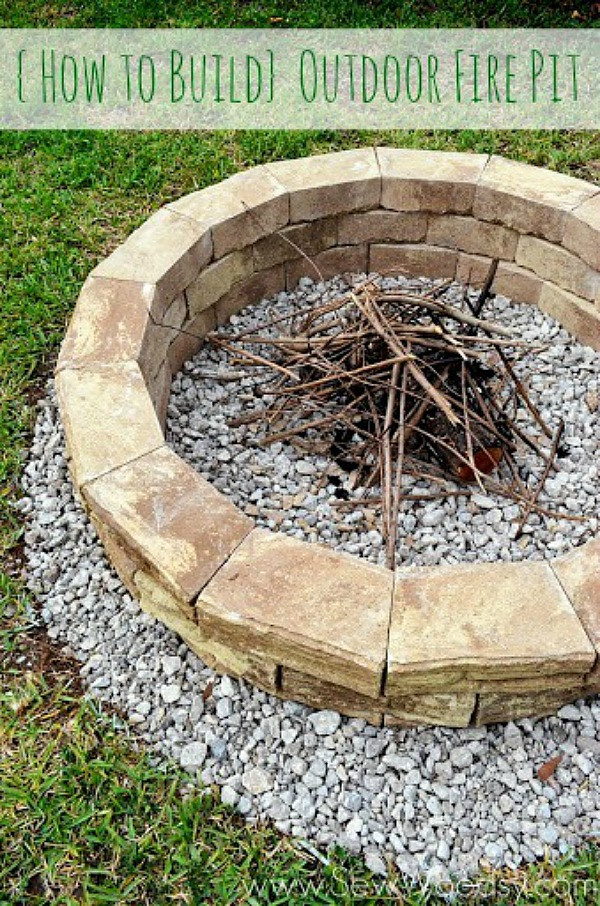 Building A Backyard Firepit
 Best Backyard DIY Projects Clean and Scentsible
