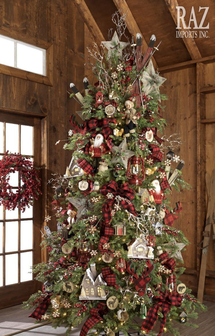 Cabin Christmas Tree
 36 best Christmas Trees Rustic images on Pinterest