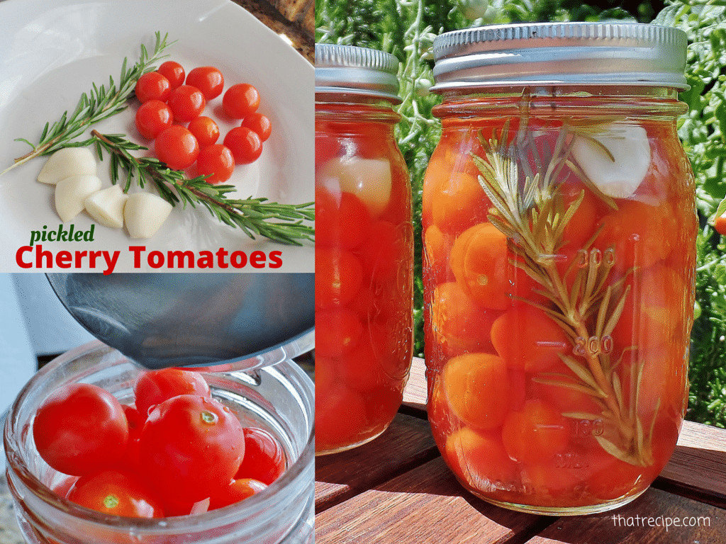 Canning Cherry Tomatoes Recipes
 Easy Rosemary and Garlic Pickled Cherry Tomatoes