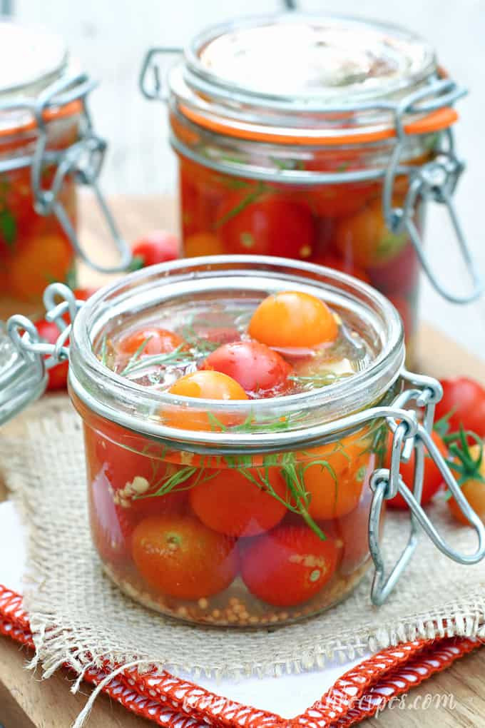 Canning Cherry Tomatoes Recipes
 Quick Pickled Cherry Tomatoes