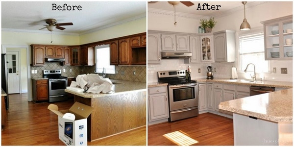 Chalk Paint Kitchen Cabinets Before And After
 Chalk paint kitchen cabinets – creative kitchen makeover ideas