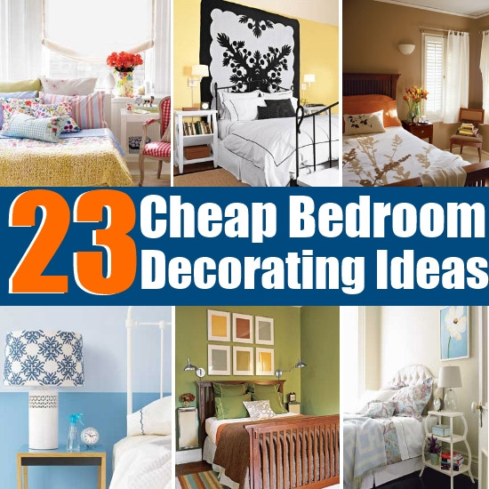Cheap DIY Bedroom Decorating Ideas
 23 Cheap and Easy Bedroom Decorating Ideas